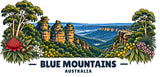 Blue Mountains - Art Tee